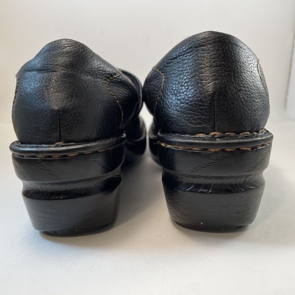 BOC Born Concept Peggy Mule SlipOn Clogs Women Size 8.5 Black Real Leather Nurse - Picture 5 of 16